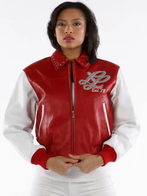 Pelle Pelle Red Notorious MB Leather Jacket