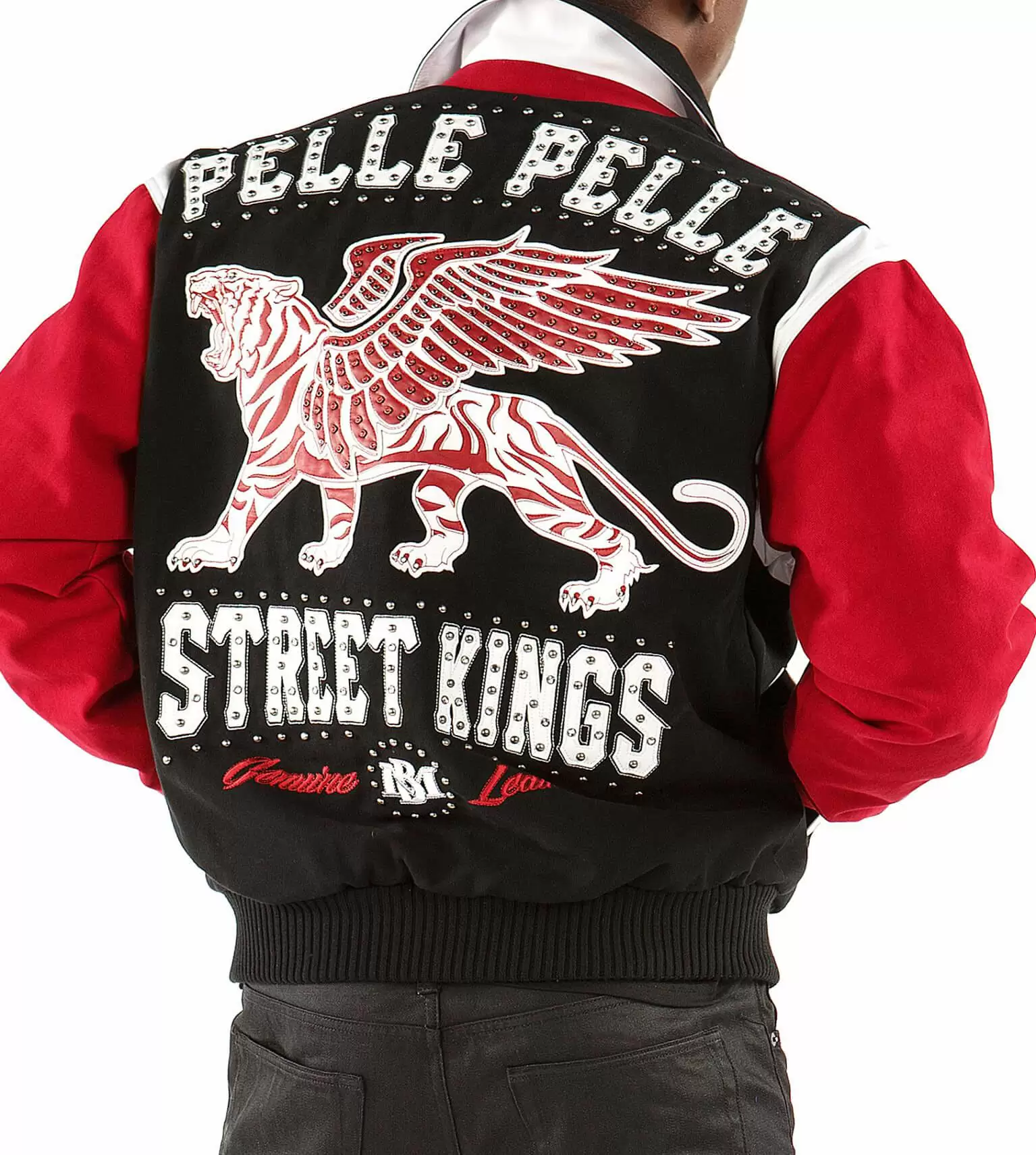 Pelle Pelle Street Kings Black Red MB Jacket view 2