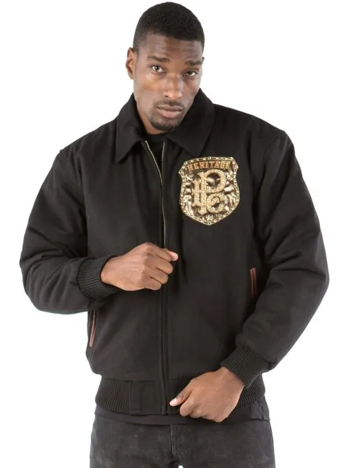 Pelle Pelle Black Heritage Wool Jacket