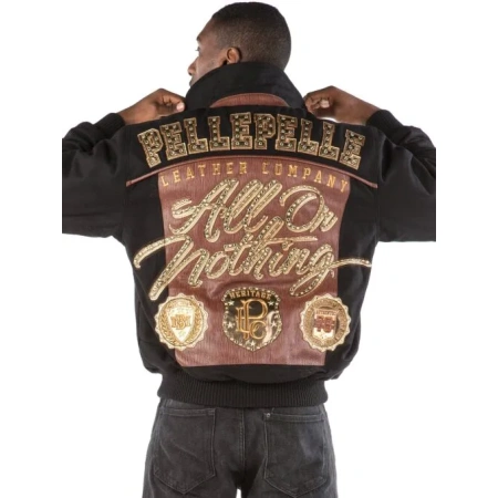Pelle Pelle Black Heritage Wool Jacket view 2