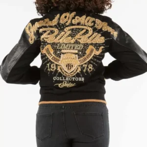 Pelle Pelle Black Yellow 1978 MB Wool Jacket view 2