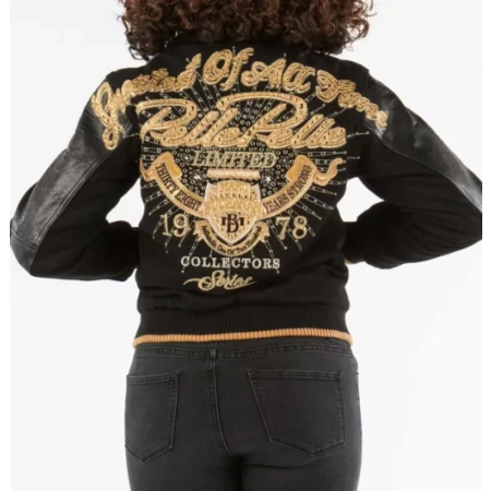 Pelle Pelle Black Yellow 1978 MB Wool Jacket view 2