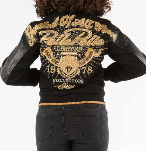 Pelle Pelle Black Yellow 1978 MB Wool Jacket view 2