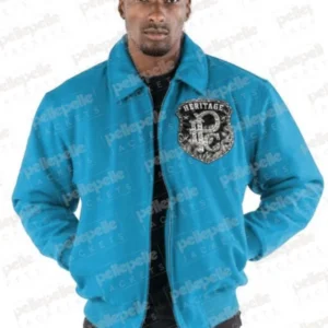 Pelle Pelle Blue Heritage Wool Jacket