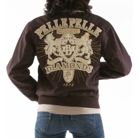 Pelle Pelle Dark Maroon Women Wool Jacket | MB Jacket view 2