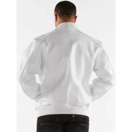 Pelle Pelle Men White Plush Leather Jacket view 5