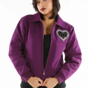 Pelle Pelle Heartbreaker Purple Wool Jacket | Women Jacket