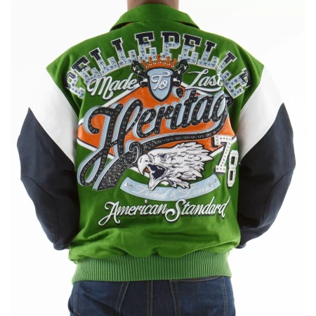 Pelle Pelle Men Green Heritage Wool Jacket view 2