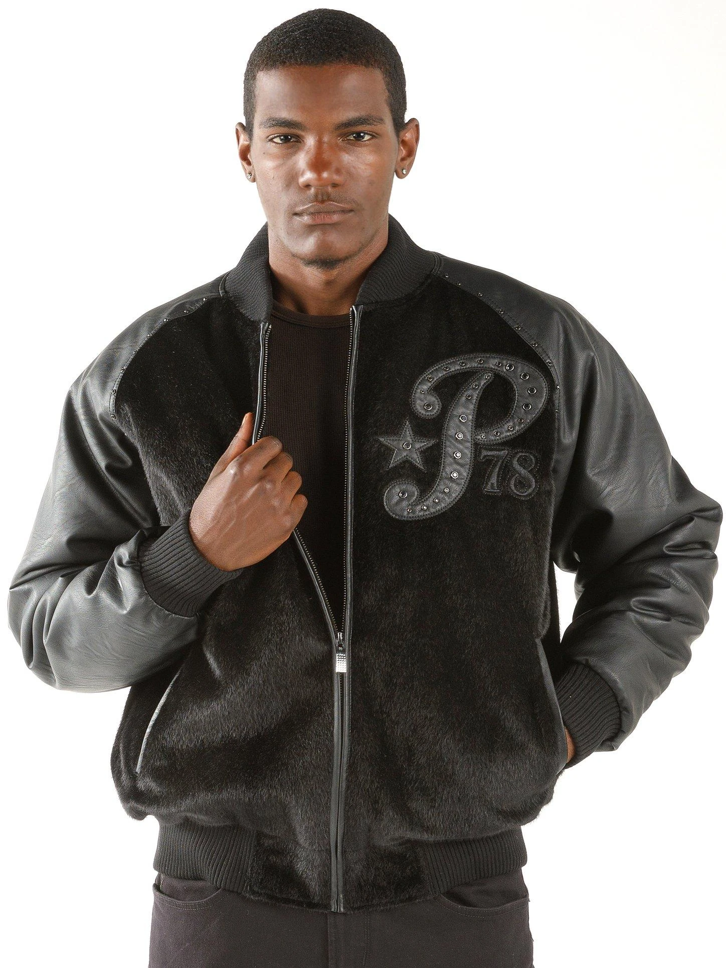 Pelle Pelle Black Leather Wool 1978 Jacket view 1