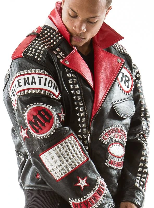 Pelle Pelle Born Free MB Studded Leather Jacket view 1