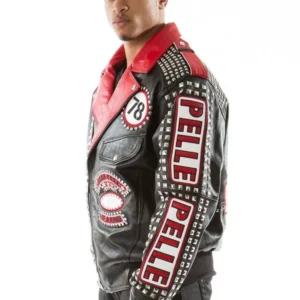 Pelle Pelle Born Free MB Studded Leather Jacket view 4