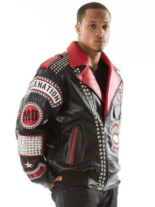 Pelle Pelle Born Free MB Studded Leather Jacket view 2