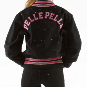 Pelle Pelle Women Black Studded Wool Jacket