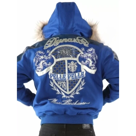 Pelle Pelle Men Dynasty Wool Fur Hood Jacket view 2