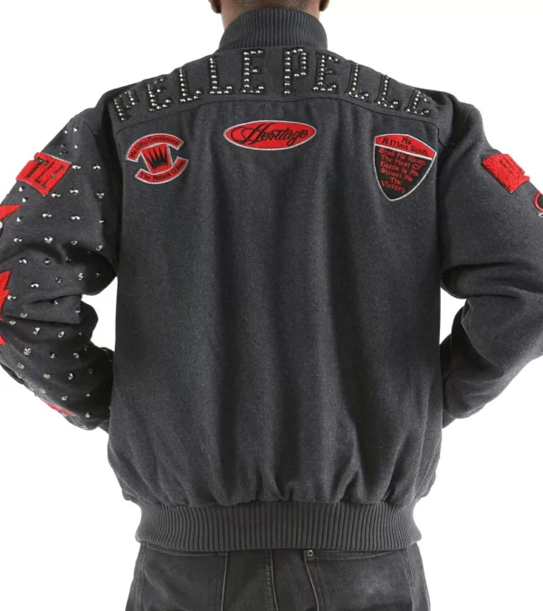 Pelle Pelle Deadly Beat Grey Wool Jacket