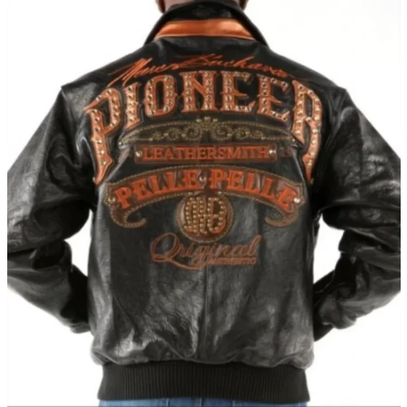Pelle Pelle Black MB Men Leather Jacket view 2