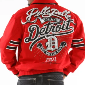 PELLE PELLE WOOL RED JACKET