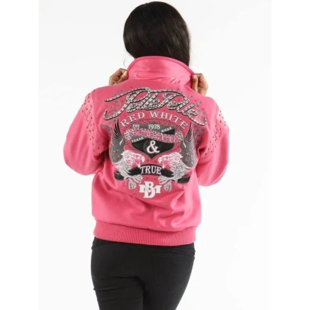 Pelle Pelle Women Pink 1978 Wool Jacket | MB Jacket view 2