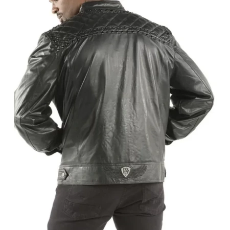 Pelle Pelle Men Quilted Biker Jacket | Leather Jacket view 2