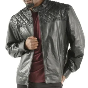 Pelle Pelle Men Quilted Biker Jacket | Leather Jacket