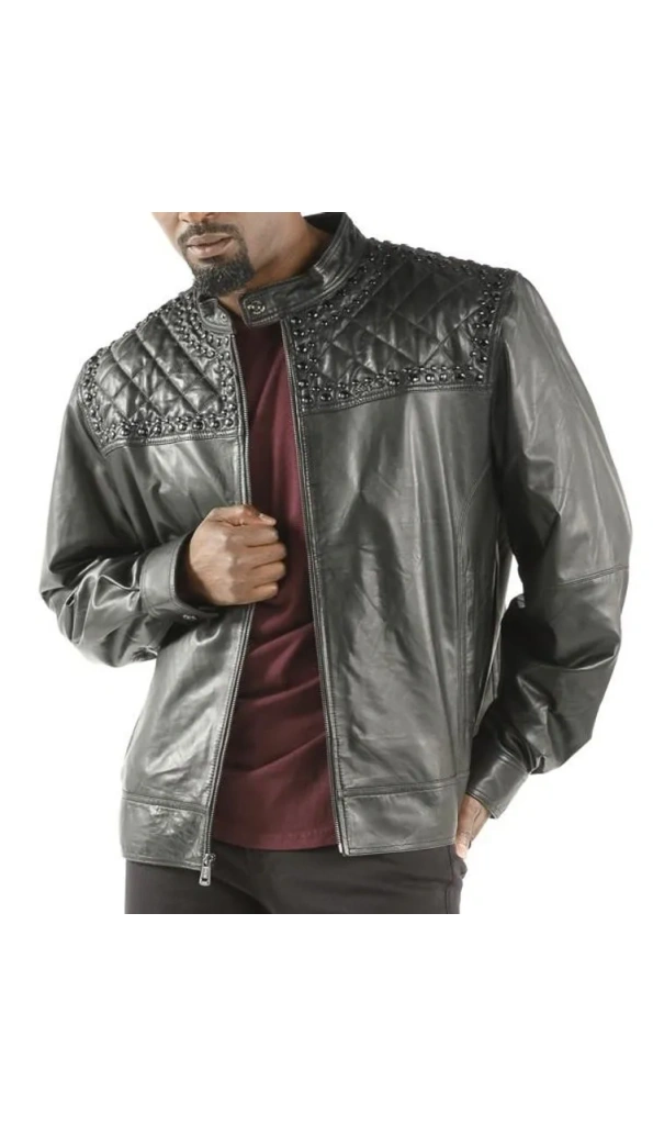 Pelle Pelle Men Quilted Biker Jacket | Leather Jacket