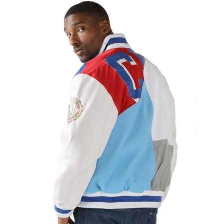 Pelle Pelle Cool Cat Leather Varsity Jacket | MB Jacket view 2