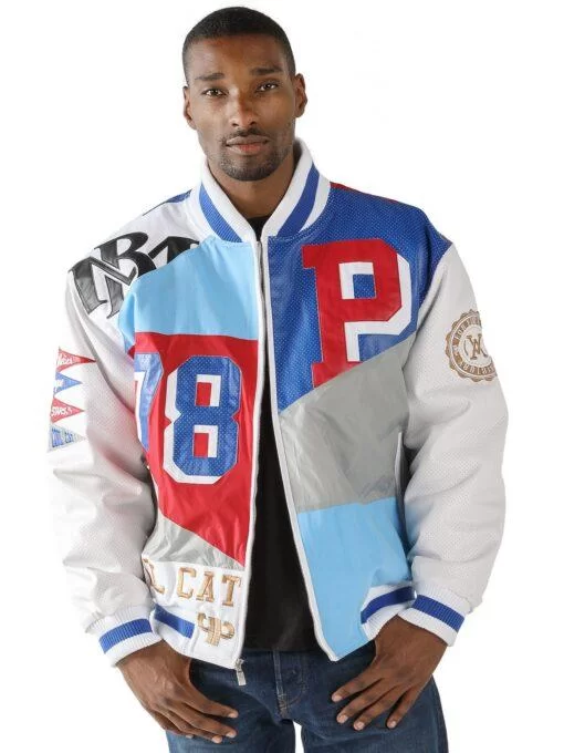 Pelle Pelle Cool Cat Leather Varsity Jacket | MB Jacket