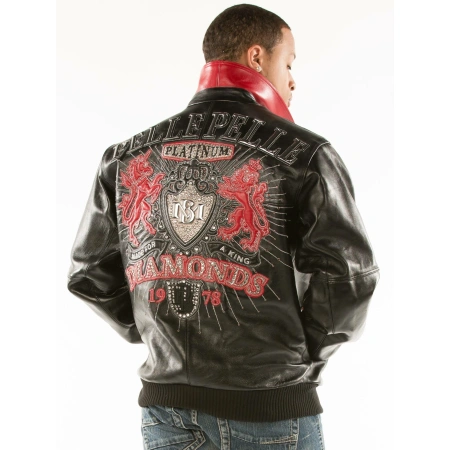 Pelle Pelle Platinum MB Black Leather Jacket | Men Jacket view 2