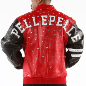 Pelle Pelle Red 1978 Studded Leather Jacket | MB Jacket
