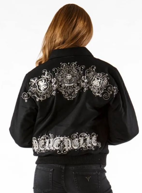 Pelle Pelle Black Crest Wool Jacket