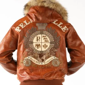 Pelle Pelle Brown Worldwide MB Leather Jacket view 2
