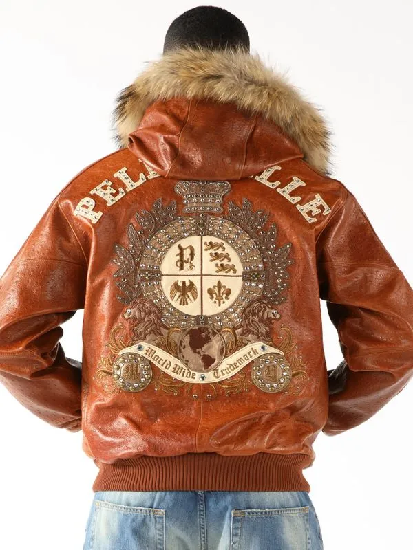 Pelle Pelle Brown Worldwide MB Leather Jacket view 2