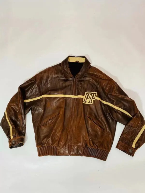 Pelle Pelle Brown Marc Buchanan Leather Jacket