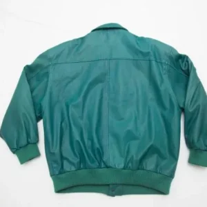 Pelle Pelle Light Sea Green Bomber Jacket view 3