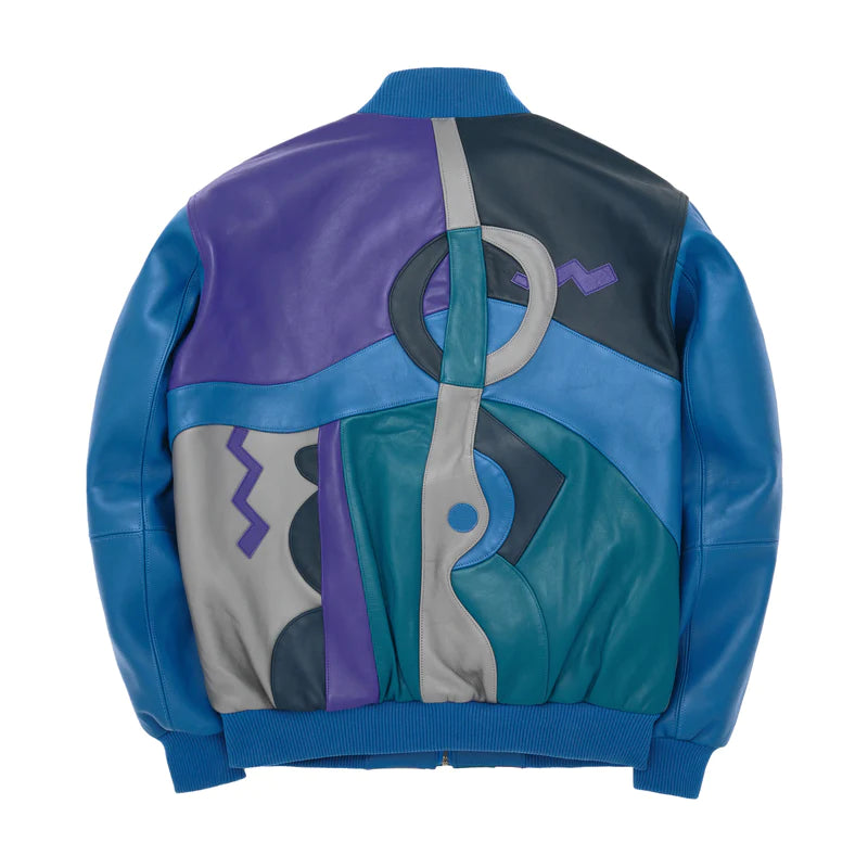 Pelle Pelle Blue Picasso Leather Jacket view 2