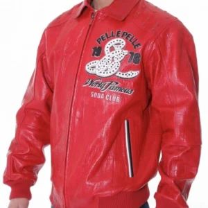 PELLE PELLE SODA CLUB RED LEATHER JACKET view 3