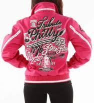 Pelle Pelle Pink Philly Tribute Wool Jacket