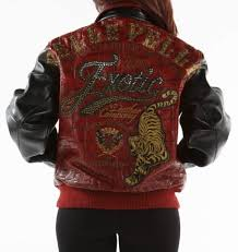 Pelle Pelle Red Black Studded Jacket