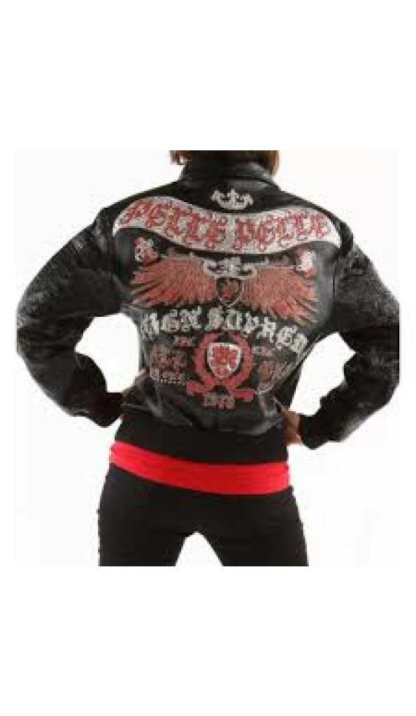 Pelle Pelle Studded Black Leather Jacket