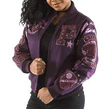 Pelle Pelle Purple Crest Varsity Jacket