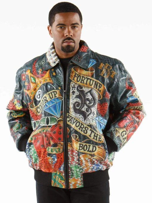 Pelle Pelle Men Black High Roller Jacket view 1