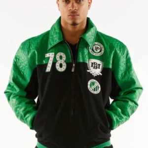 Pelle Pelle Original And True Green Varsity Jacket