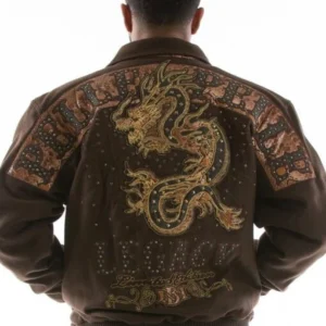 Pelle Pelle Dragon Brown MB Wool Jacket view 2