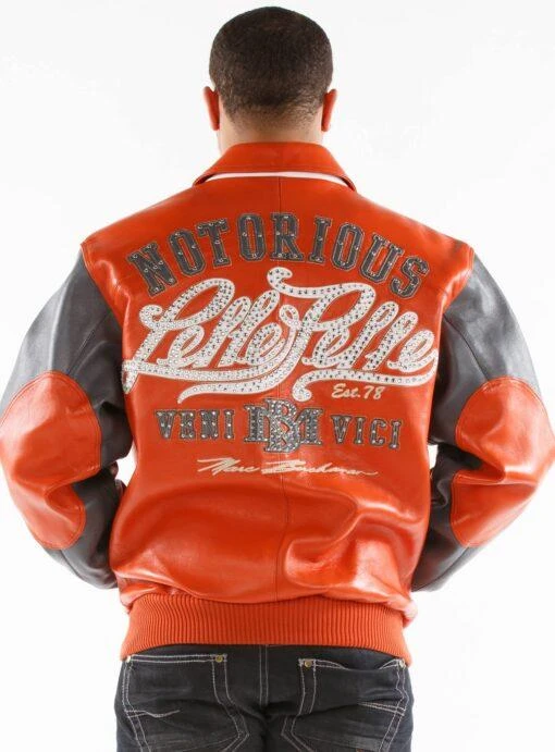 Pelle Pelle Orange Notorious MB Leather Jacket