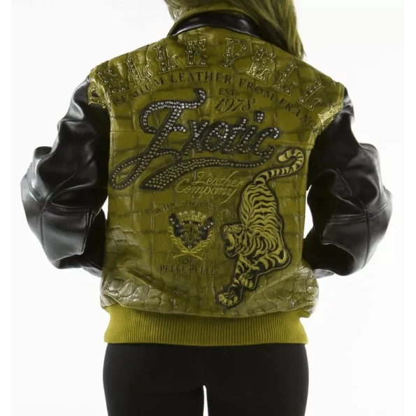 PELLE PELLE OLIVE EXOTIC LEATHER JACKET view 2