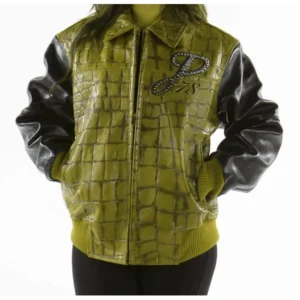 PELLE PELLE OLIVE EXOTIC LEATHER JACKET