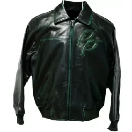 PELLE PELLE BLACK GREEN JACKET SUPERB view 1