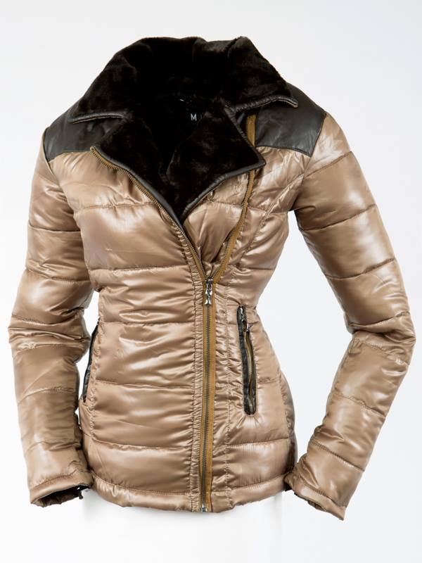 Pelle Pelle Cream Women Polyester jacket view 1