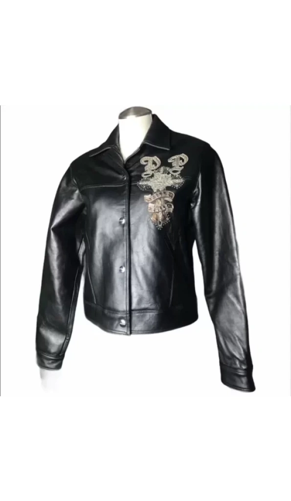 Super PELLE PELLE SOWRD BLACK LEATHER JACKET