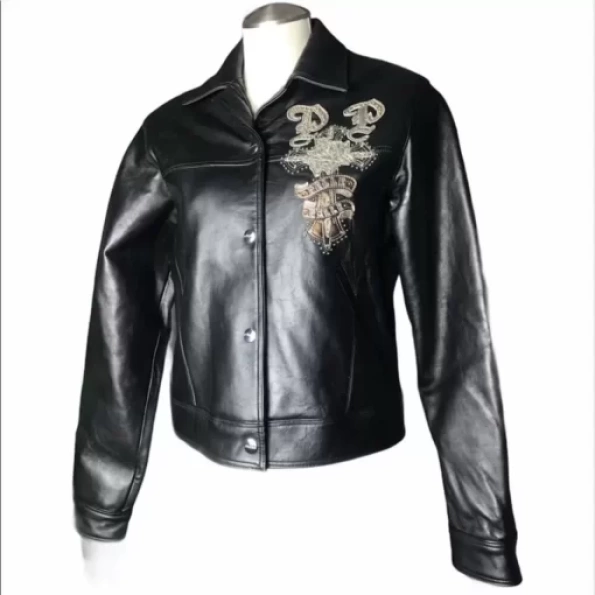 Super PELLE PELLE SOWRD BLACK LEATHER JACKET
